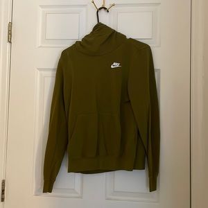 NIKE Green Hooded Sweatshirt